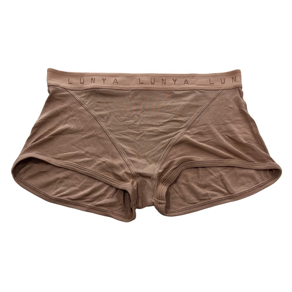 16-29(5) LUNYA Lahgo Women's Soft Modal Rib Boyshort Underwear Pink XL